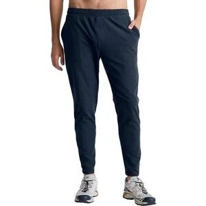 Beyond Yoga Mens M Spacedye Take It Easy Pant in Heathered Blue